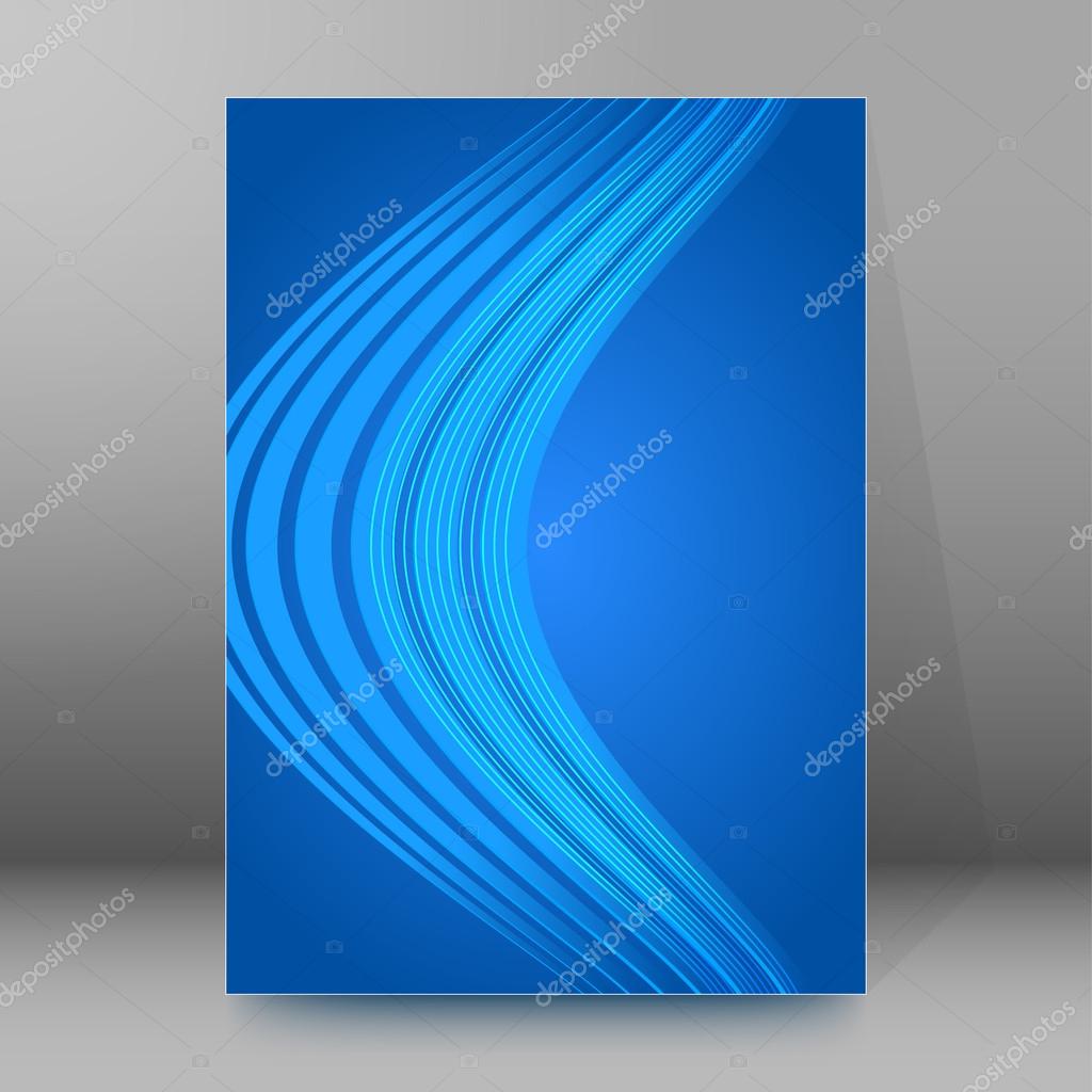 Abstract Background Advertising Brochure Design Elements Glowing Light Wave Lines Graphic Form For Elegant Flyer Vector Illustration Eps 10 For Booklet Layout Page Leaflet Template Vertical Banner Premium Vector In Adobe