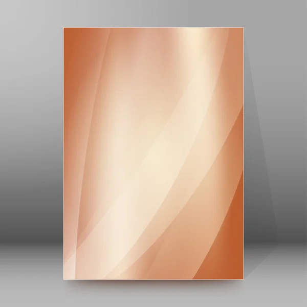 Brown gradient blur background brochure cover page — Wektor stockowy