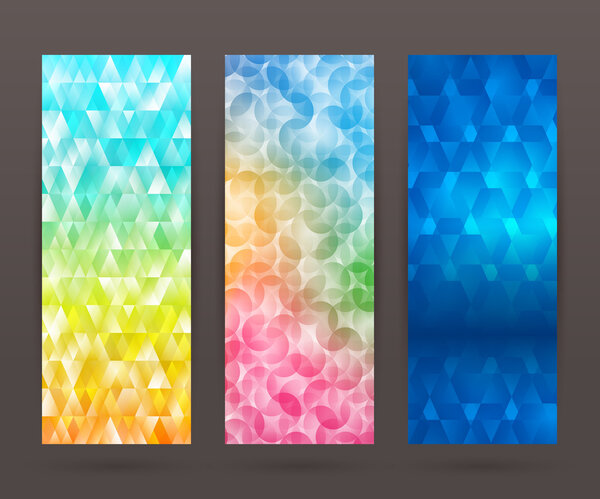 Установка фонового шаблона вертикального баннера flyer70
