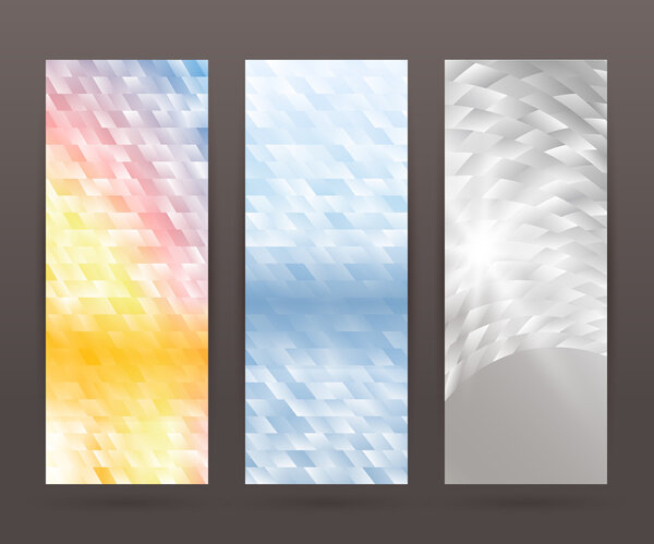 Установка фонового шаблона вертикального баннера flyer73
