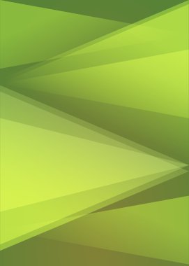 background green triangles vertical format A4 page