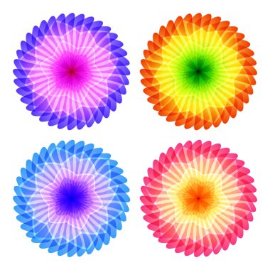 perfume fragrance set of icons logo flower white background