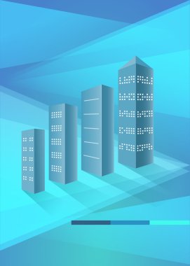 services real estate background vertical format A4 page