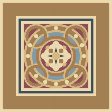 Sorunsuz vintage süs döşeme deseni 2