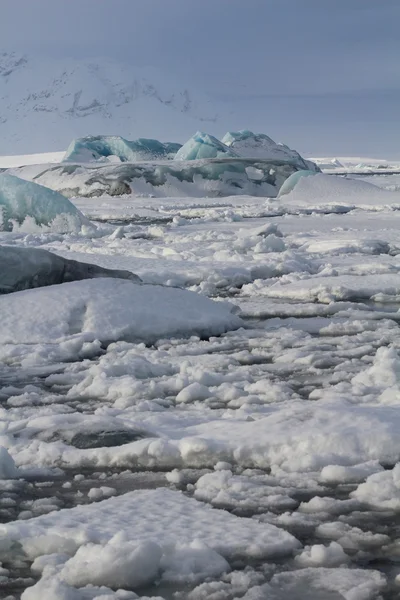 Lagoa do glaciar jokulsarlon — Fotografia de Stock