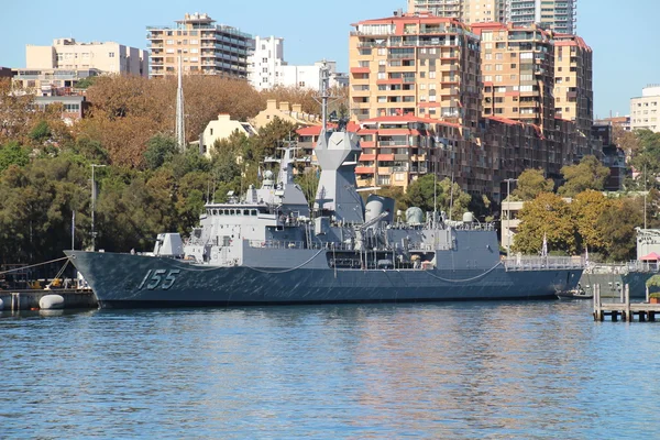 澳大利亚军舰 Hmas 巴拉瑞特 图库图片