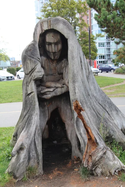 Carved Tree Stump — Stock Photo, Image