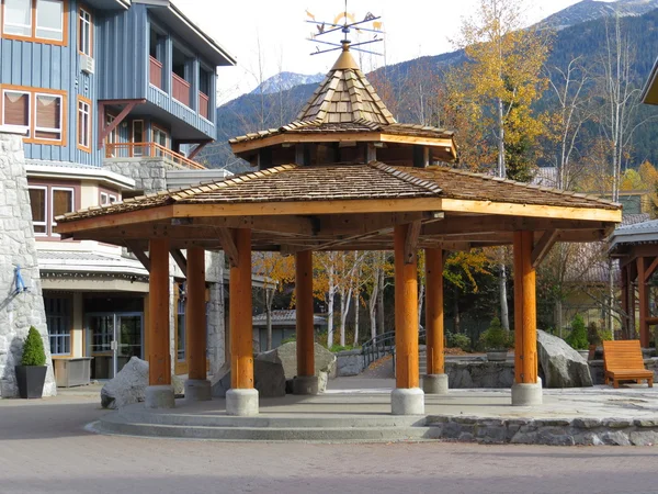 Plaza del pueblo de Whistler — Foto de Stock