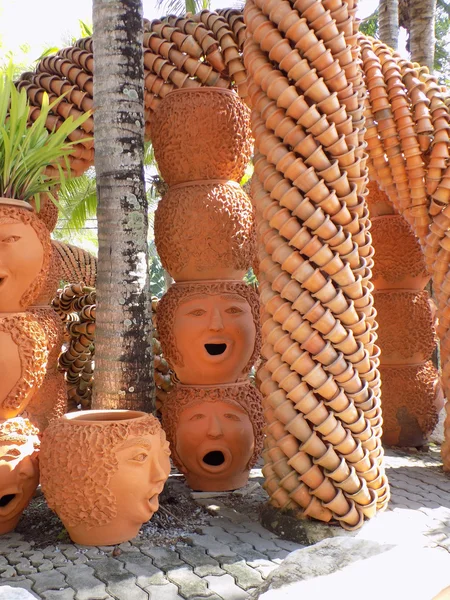 装飾テラコッタ植木鉢 — ストック写真