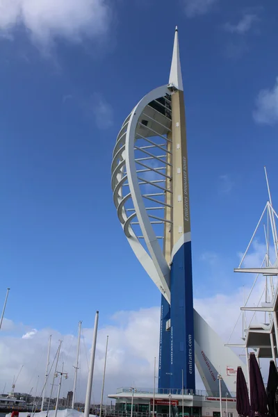 Spinnaker Tower, Portsmouth Landmark — Zdjęcie stockowe