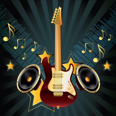 gitar müzik arka planda