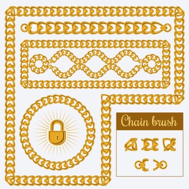 tasarım öğeleri zincirlerle