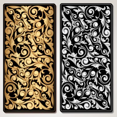 Vintage dekoratif paneller