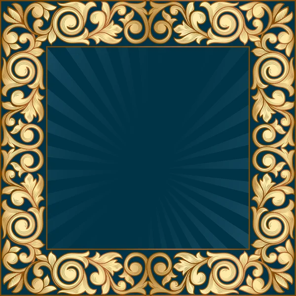 Altın antika çerçeve