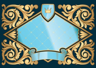 lüks vintage süslü arka plan