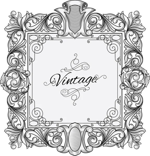 Vintage design rámu — Stockový vektor
