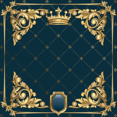 Vintage Kraliyet arka plan