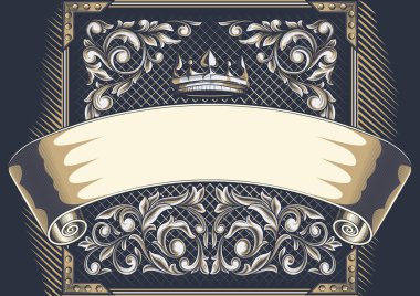 Vintage tasarım amblemi