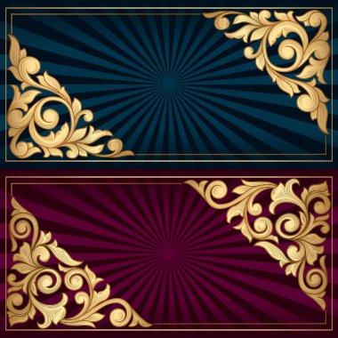 Vintage afiş dekore edilmiştir.