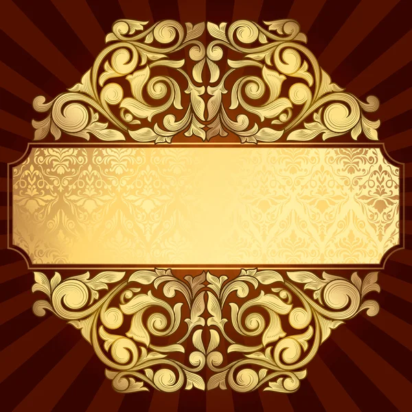 Luxury vintage banner — Stock Vector