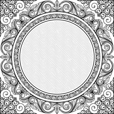  Vintage yuvarlak çerçeve