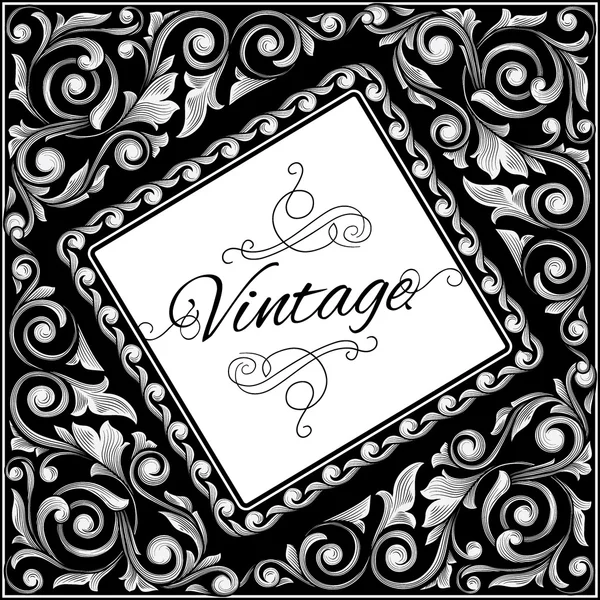Vintage decoratieve ontwerp — Stockvector