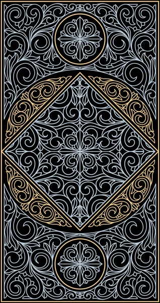 Dekoratif dekoratif retro tasarım kartı