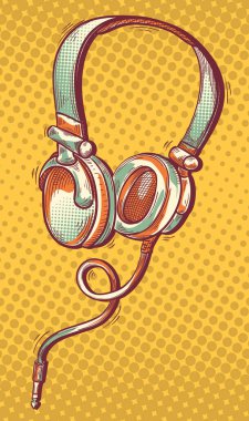 Eğlenceli renkli müzik kulaklıkları.