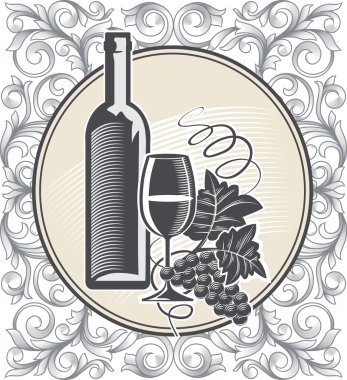 Menü vintage tasarımı