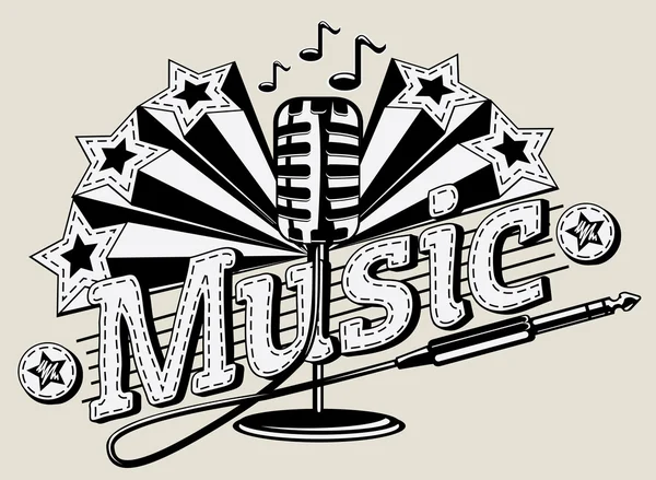 Dekoratif müzik amblemi