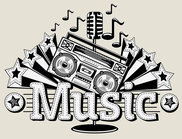 Dekoratif müzik amblemi