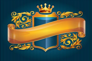 Vintage amblemi ve çerçeve