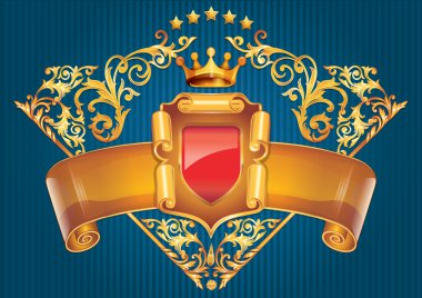 Vintage amblemi ve çerçeve