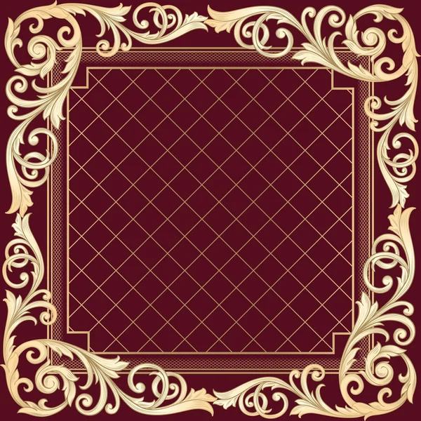 Altın antika çerçeve