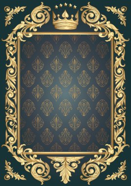 Vintage süslü tasarım