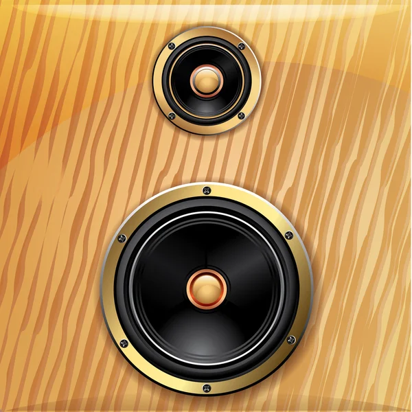 Audio speakers design — Stock Vector