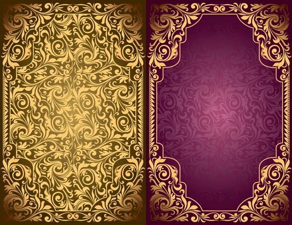 Vintage süslü boş