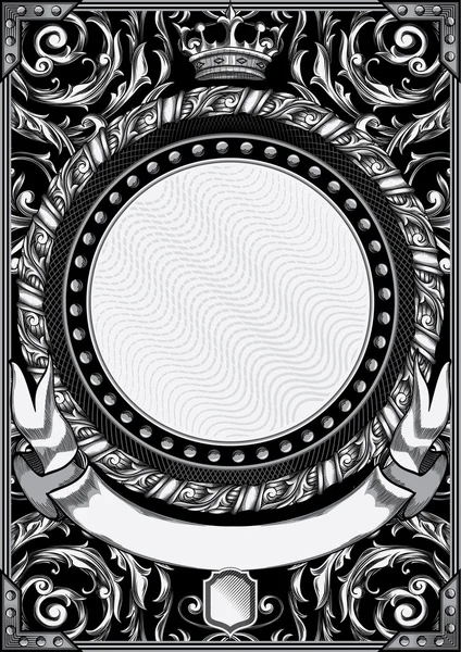 Vintage dekoratif boş