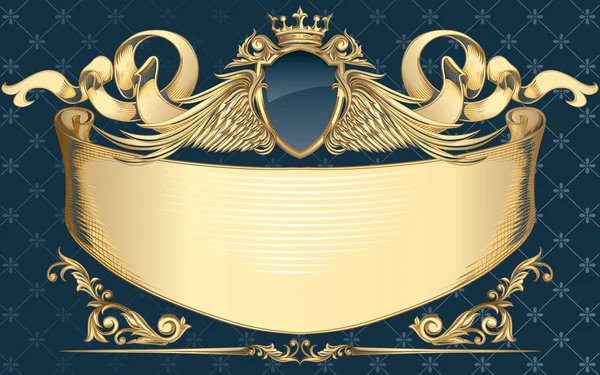 Dekoratif altın amblem