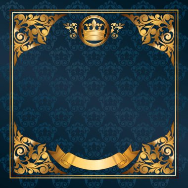 Altın dekoratif çerçeve