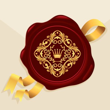 Dekoratif mum mühür