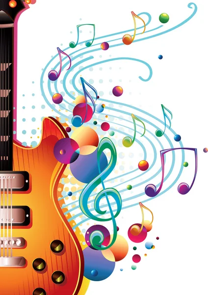 Design del concetto di musica pop — Vettoriale Stock