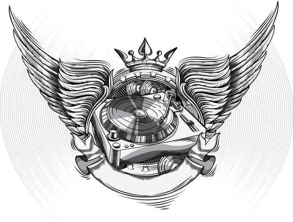 Disko müziği, dj logo amblem