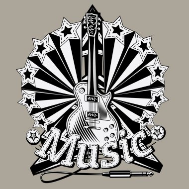 Klasik rock müzik logosu