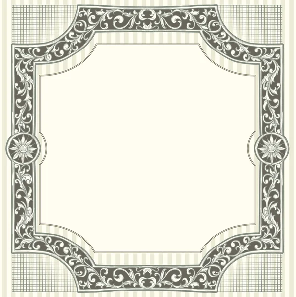 Vintage sierlijke frame — Stockvector