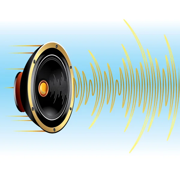 Alto-falante de áudio som —  Vetores de Stock