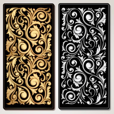 Vintage dekoratif paneller