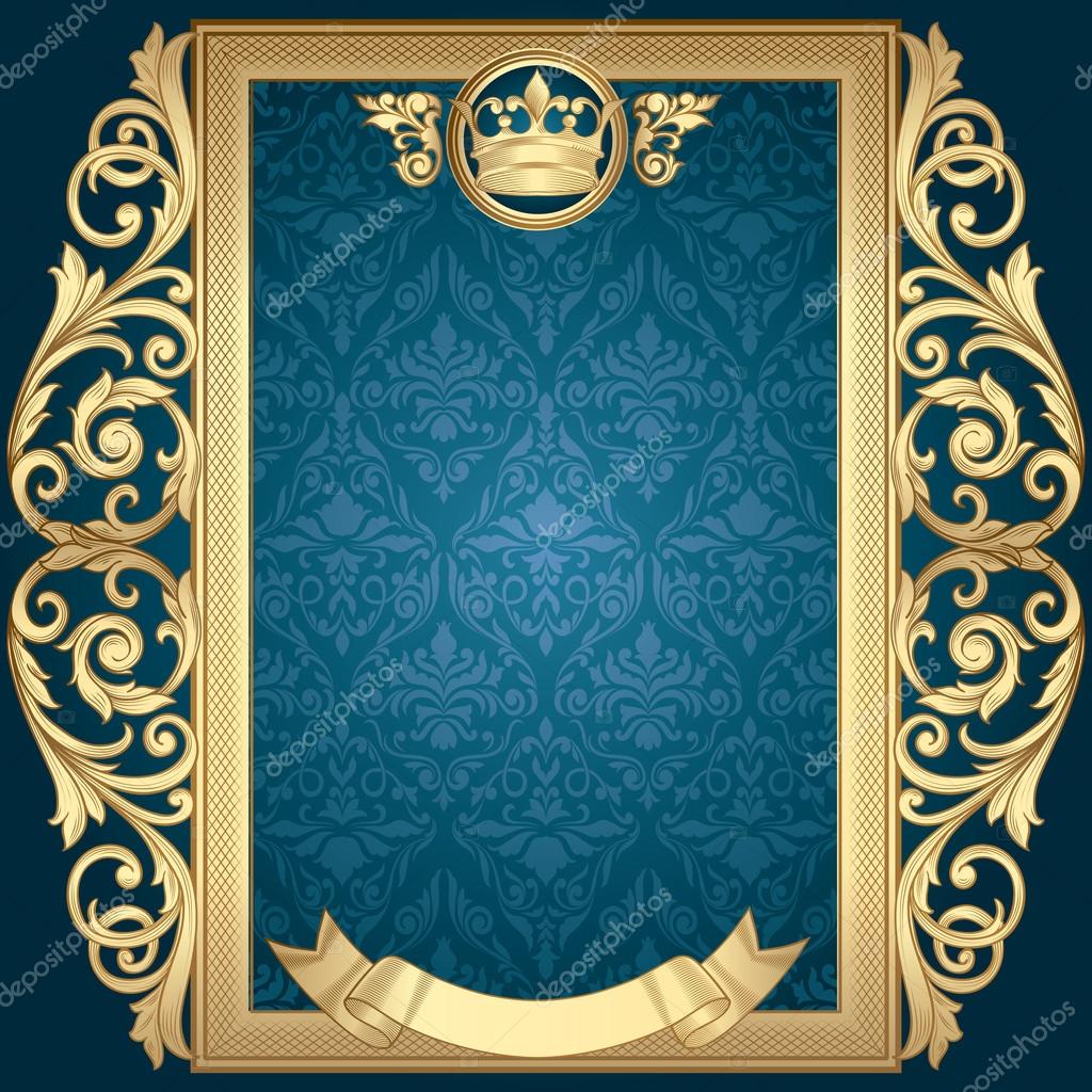 El Dorado Blue Card >> marco dorado vintage — Archivo Imágenes Vectoriales © alex ... El Dorado Blue Card >> marco dorado vintage — Archivo Imágenes Vectoriales © alex ...
