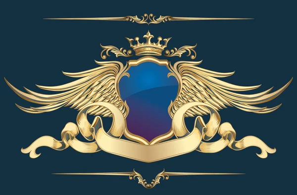 Altın vintage amblemi