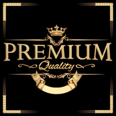 Premium Kalite altın amblem